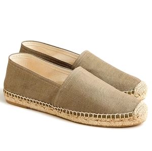 J Crew Espadrille Linen Flats